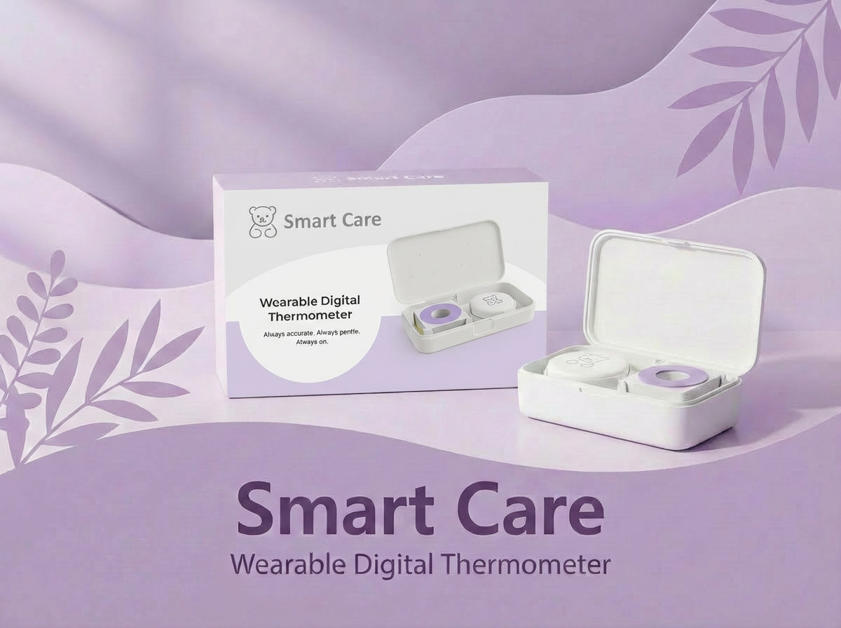 Нов 2026 - Baby and kids термометър Smart Care и 20 бр. лепенки