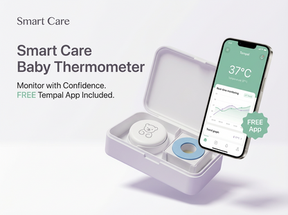 Нов 2026 - Baby and kids термометър Smart Care и 20 бр. лепенки