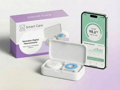 Нов 2026 - Baby and kids термометър Smart Care и 20 бр. лепенки