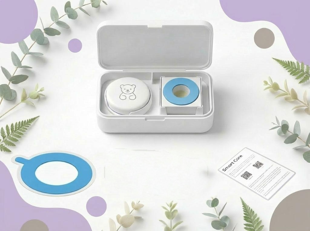 Нов 2026 - Baby and kids термометър Smart Care и 20 бр. лепенки