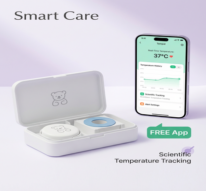 Нов 2026 - Baby and kids термометър Smart Care и 20 бр. лепенки