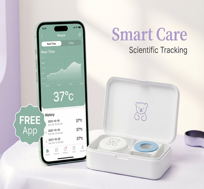 Нов 2026 - Baby and kids термометър Smart Care и 20 бр. лепенки